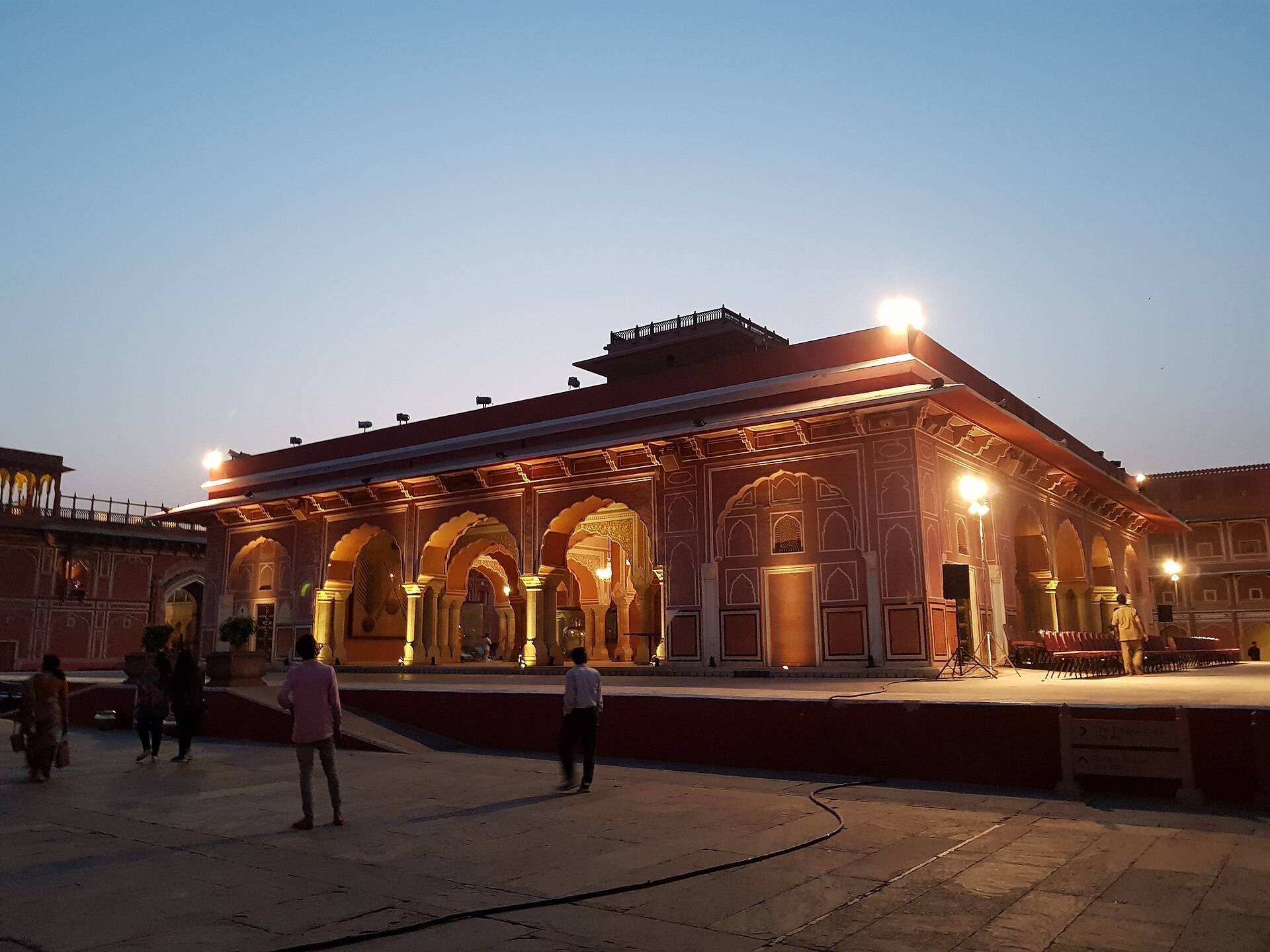 Lalgarh Palace at sunset, Bikaner — Faridabad to Bikaner taxi | EZPZ Taxi