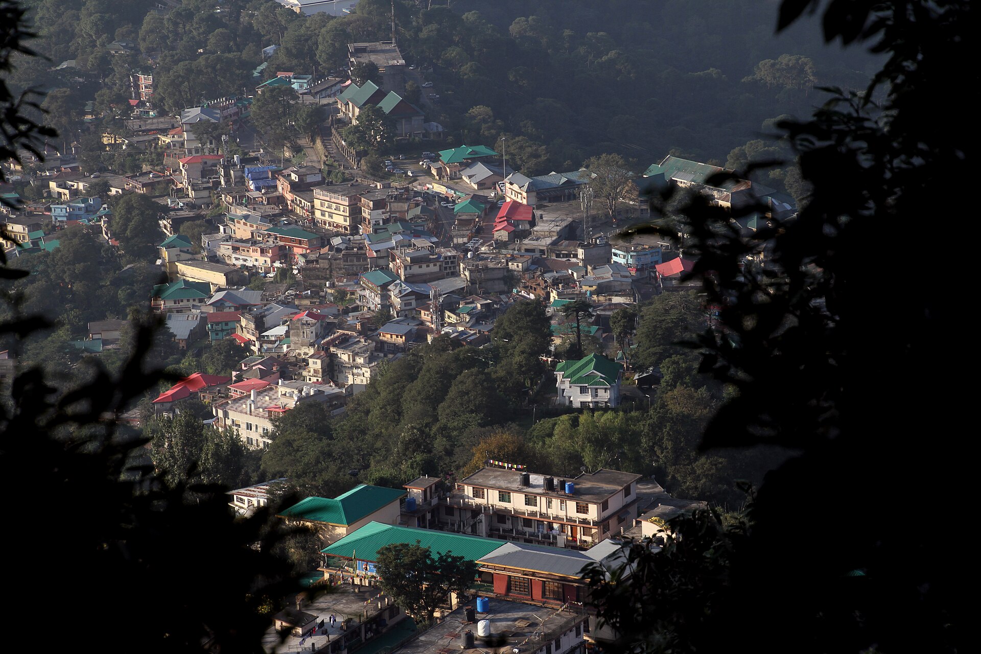 Town & stadium, Dharamshala